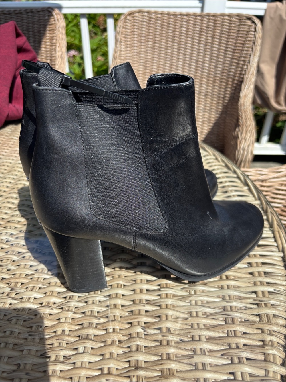 NWOT Michael Kors leather Lottie bootie